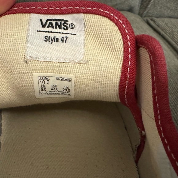 Vans style 47 V DX Brick red - Picture 4 of 5